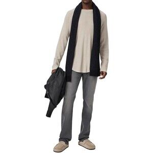 Paige Sz 42x34 Transcend Federal Slim Straight Burnham Gray Denim Jeans Stretch